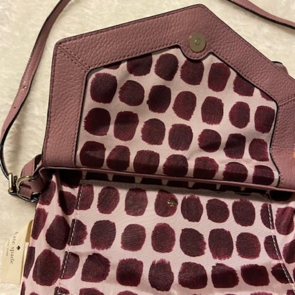 Kate Spade Mauve Crossbody Purse - Picture 5 of 10